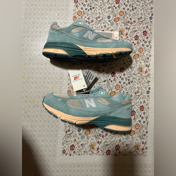 NEW BALANCE JOE FRESHGOODS WMNS 993 MADE IN USA PERFORMANCE ART ARCTIC BLUE Sz 8 - Picture 3 of 11